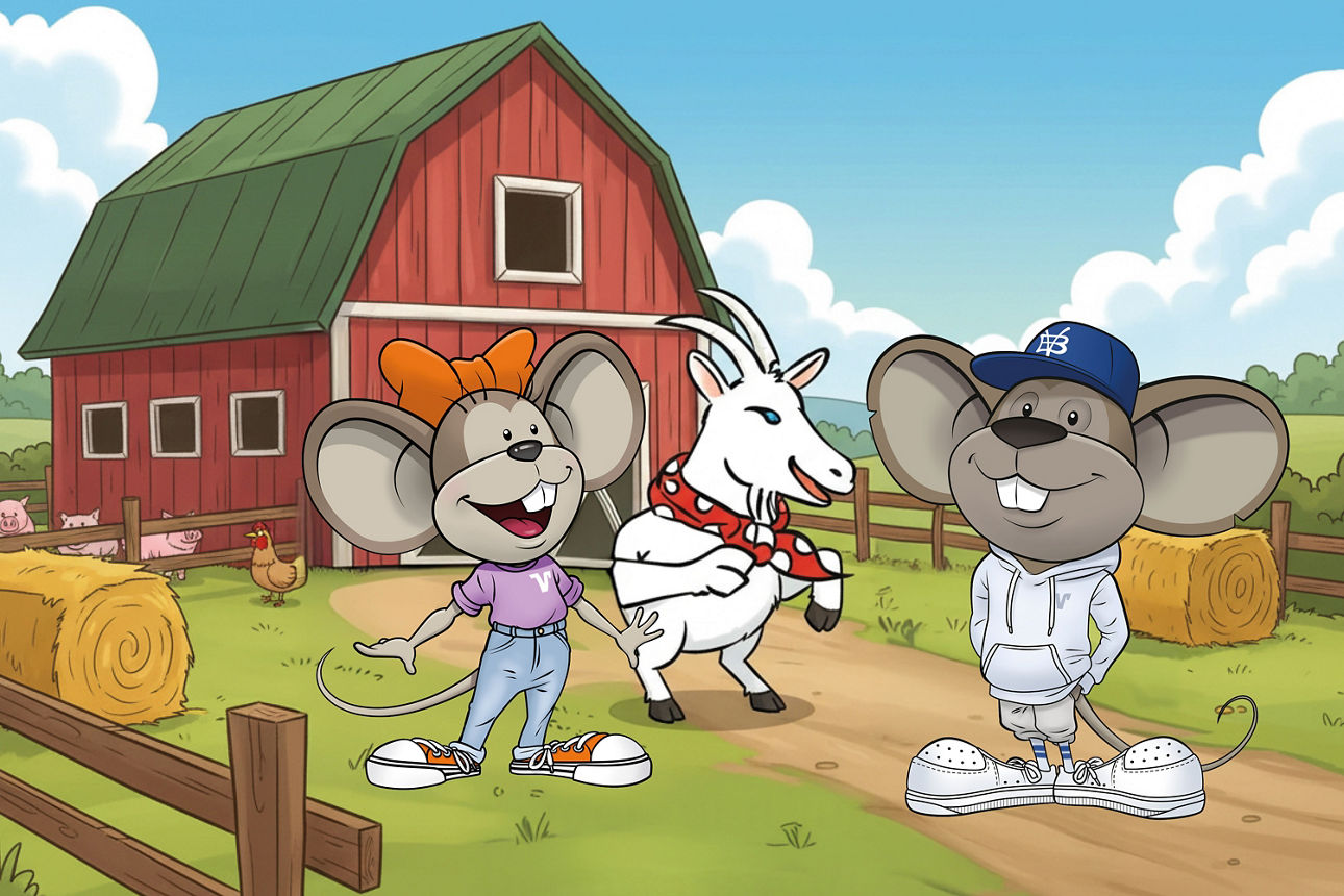 Hanni und Manni auf einer Farm
