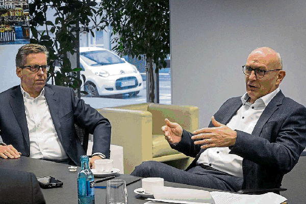 Uwe Abel und Matthias Martine